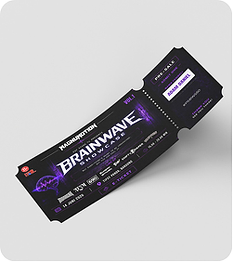 Brainwave showcase ticket